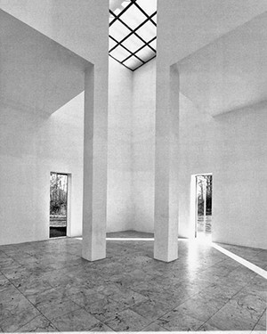 Erwin Heerich’s Turm in Museum Insel Hombroich, Neuss, Germany, 1987, studio substrata, Reinis Salins, Igors Malovickis