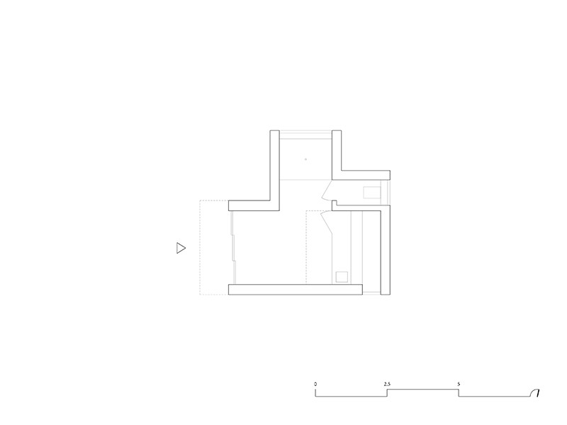 Floor plan of the viba's sauna, studio substrata, Reinis Salins, Igors Malovickis