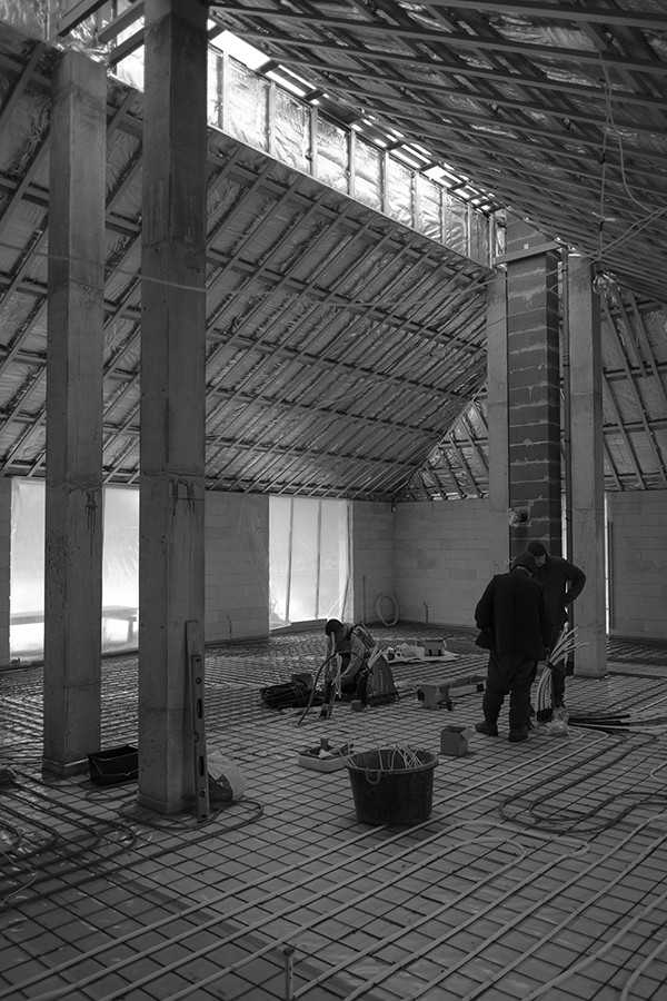 The structure of the house for a Pastor, process image, 2019, studio substrata, Reinis Salins, Igors Malovickis
