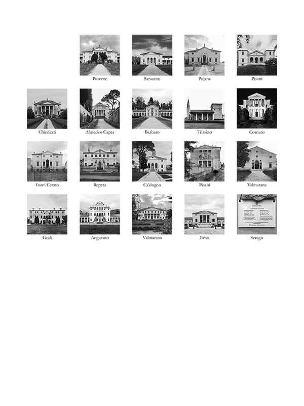 Palladian villas visited during our Veneto expedition, autumn 2018, studio substrata, Reinis Salins, Igors Malovickis