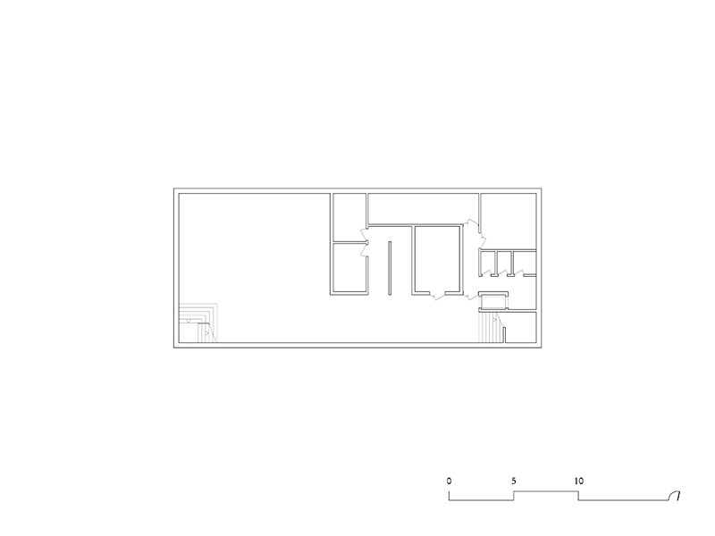 Underground floor plan, studio substrata, Reinis Salins, Igors Malovickis